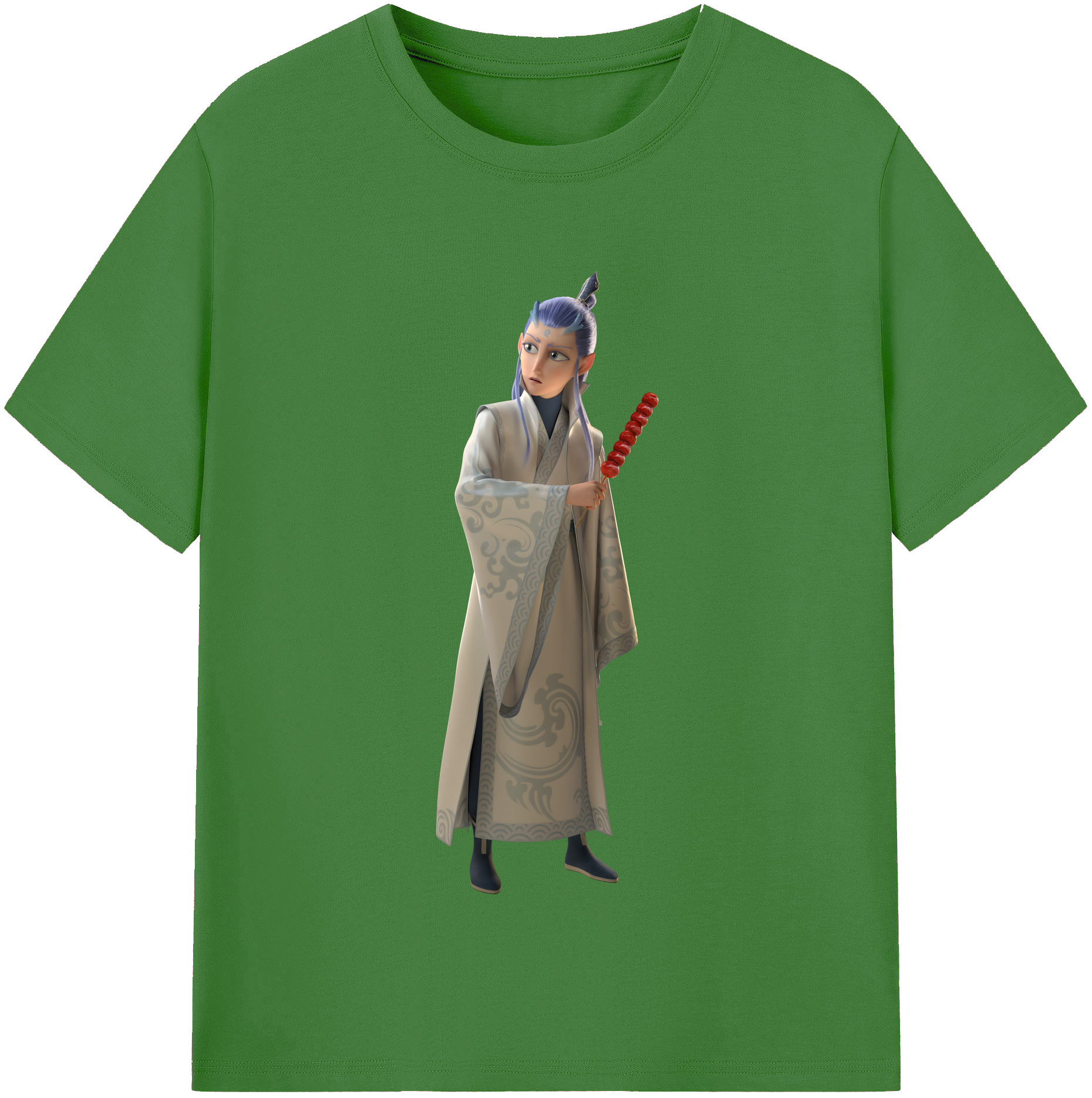（画像用） Ne Zha 2 ナタ 魔童の大暴れ レディースカジュアルプリントTシャツ（綿100％）